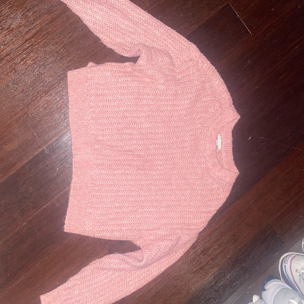 A pink sweater, it’s from target, comfy, only wore it a few times.